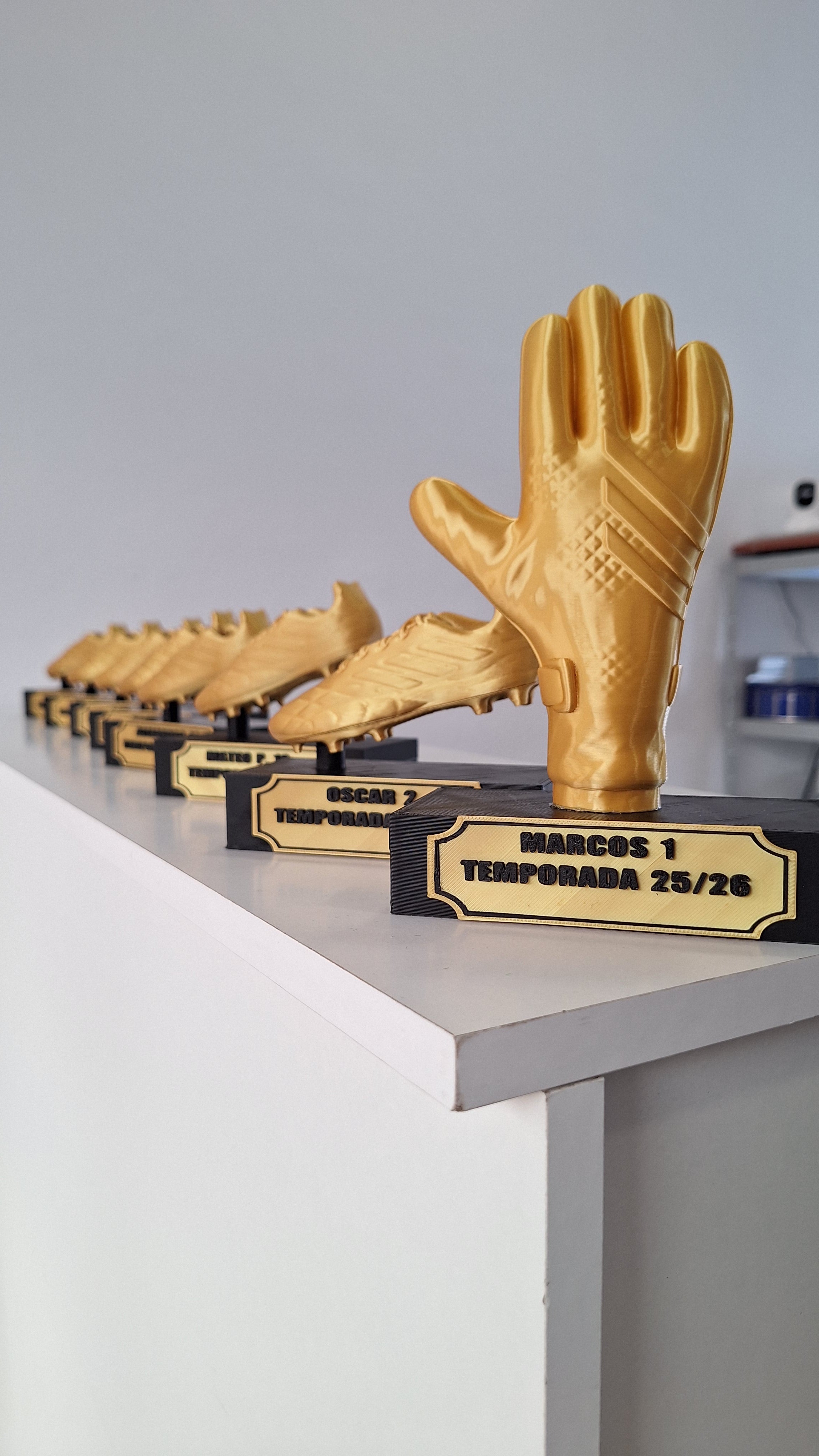 Trofeos personalizados para celebrar el final de temporada