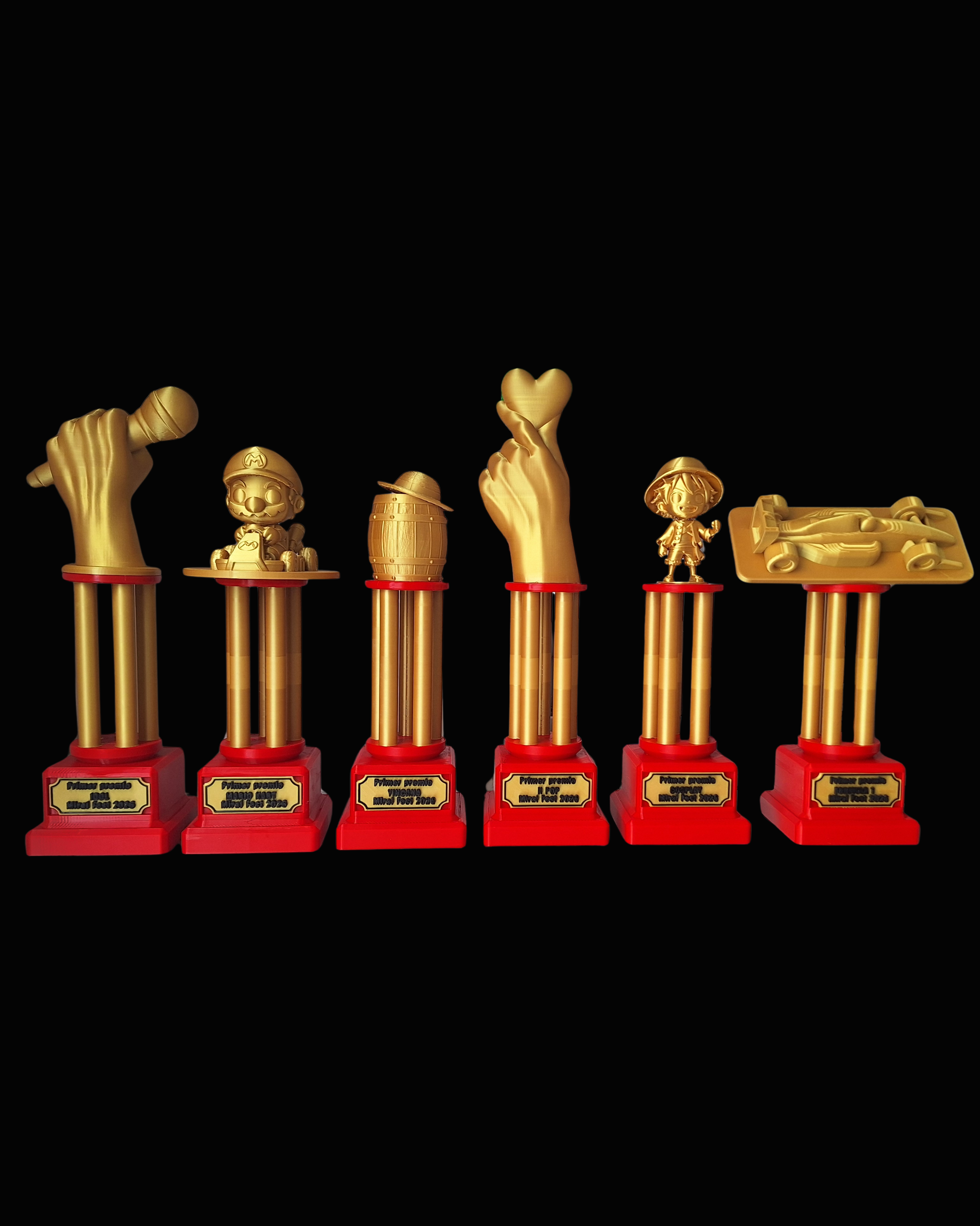 Trofeos personalizados para eventos y competiciones