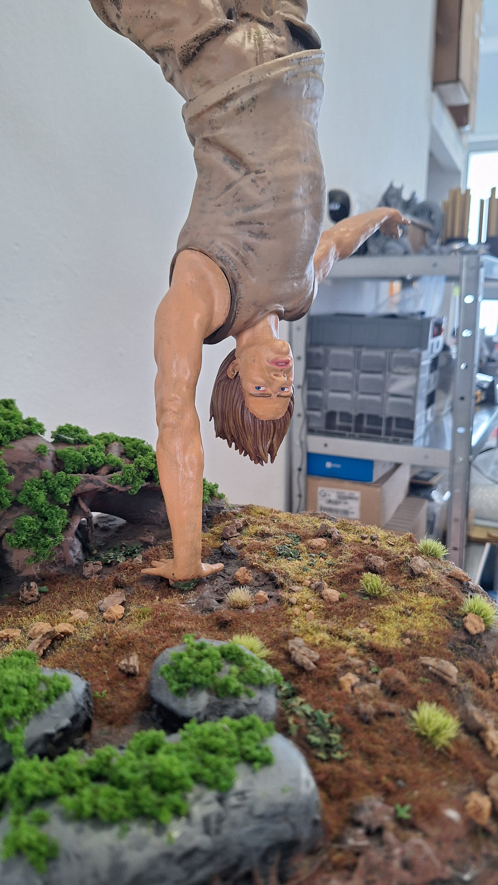 Figura con diorama - Luke y Yoda