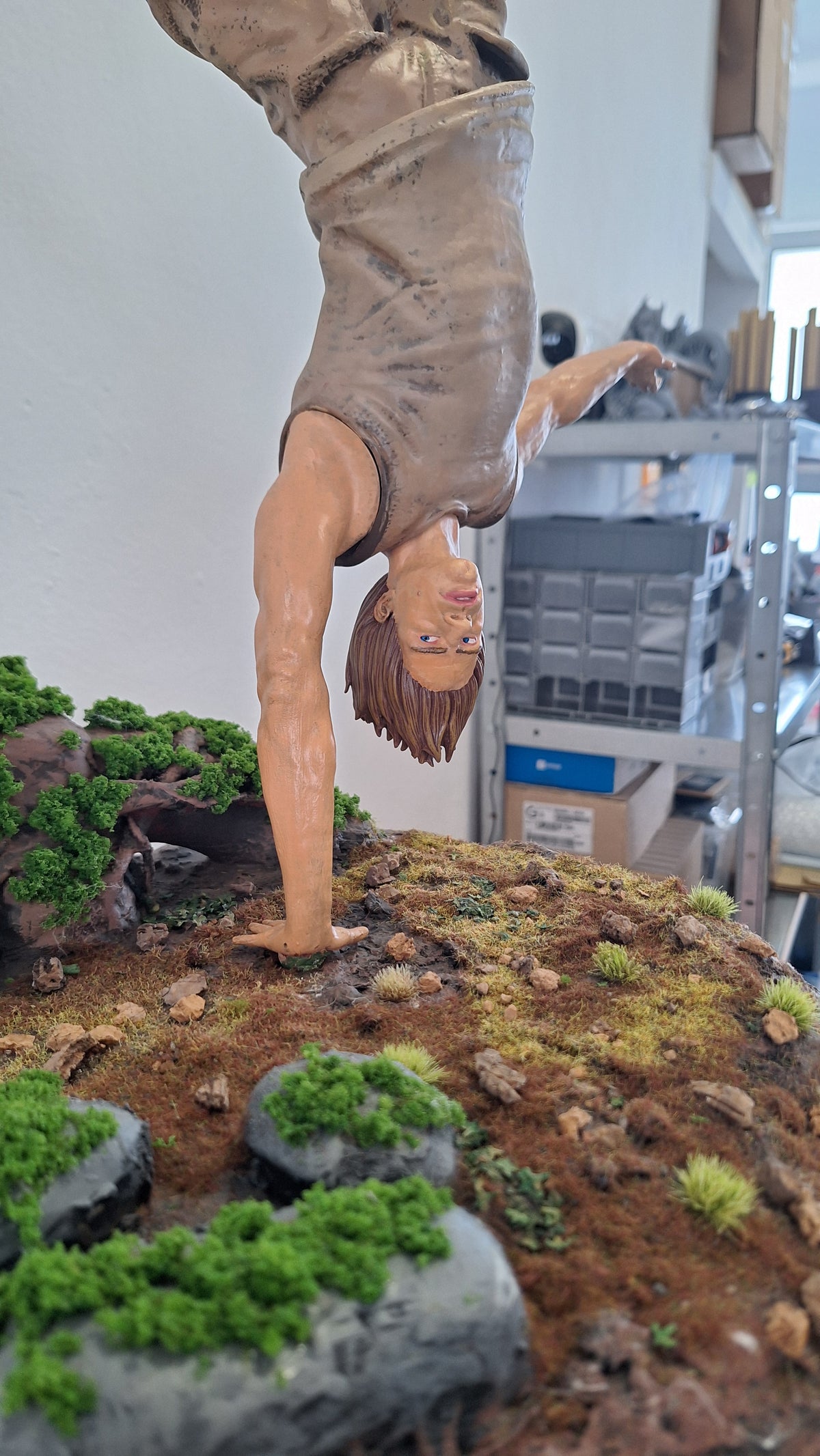 Figura con diorama - Luke y Yoda