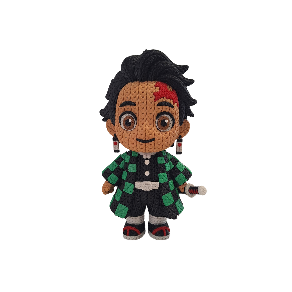 Figura tejida - Tanjiro Kamado