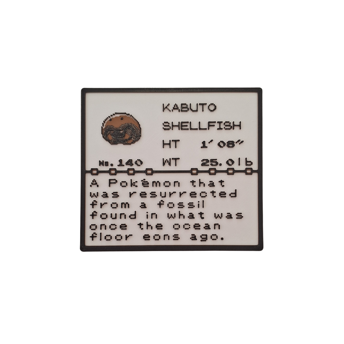 Cuadro Pokédex - Kabuto