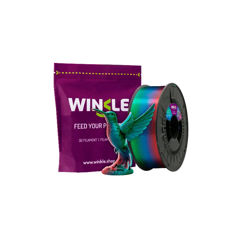 Filamento PLA Silk Tricolor Winkle 1.75 mm 1kg