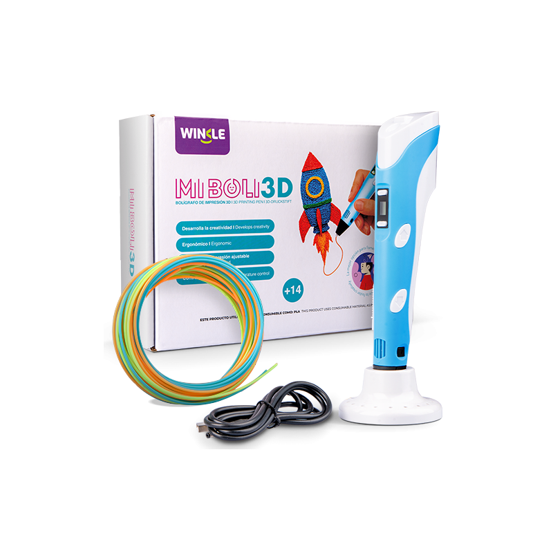 Pack boli 3D con PLA